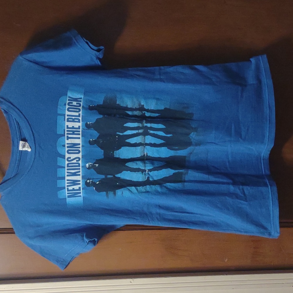 Nkotb New kids on the block retro baby doll t-shirt med boy band tee